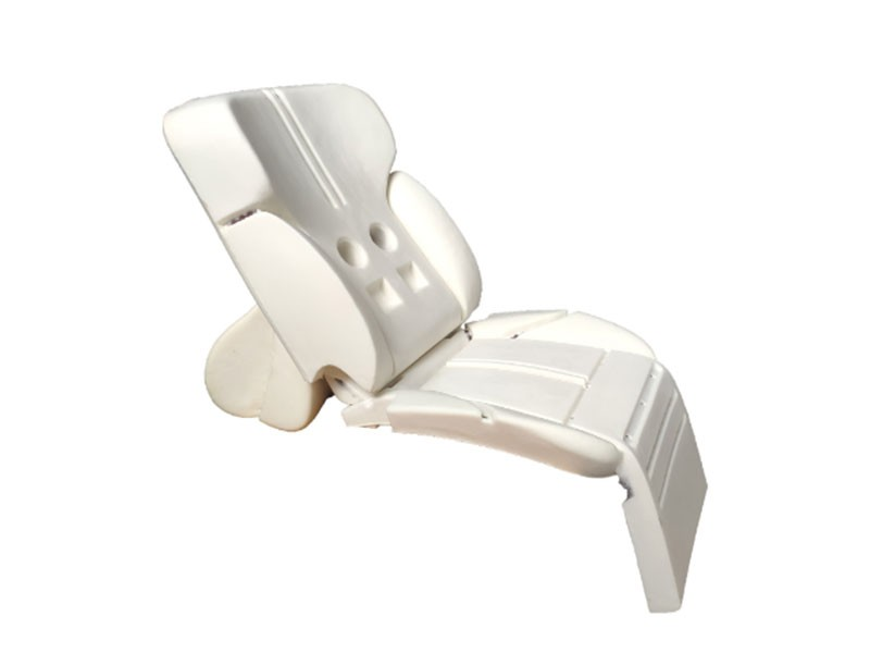 White customizable chair sponge