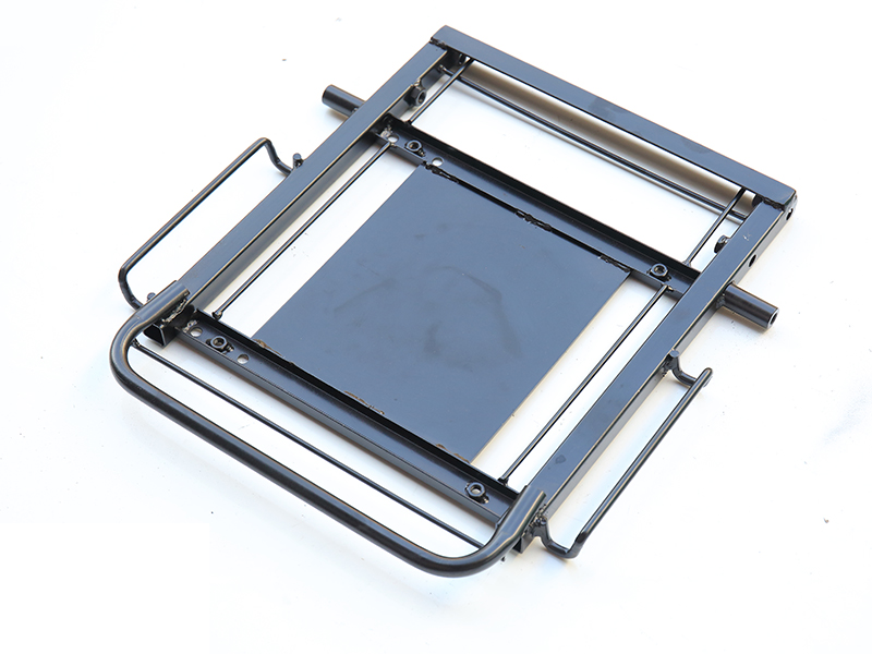 black quick-delivery seat frame