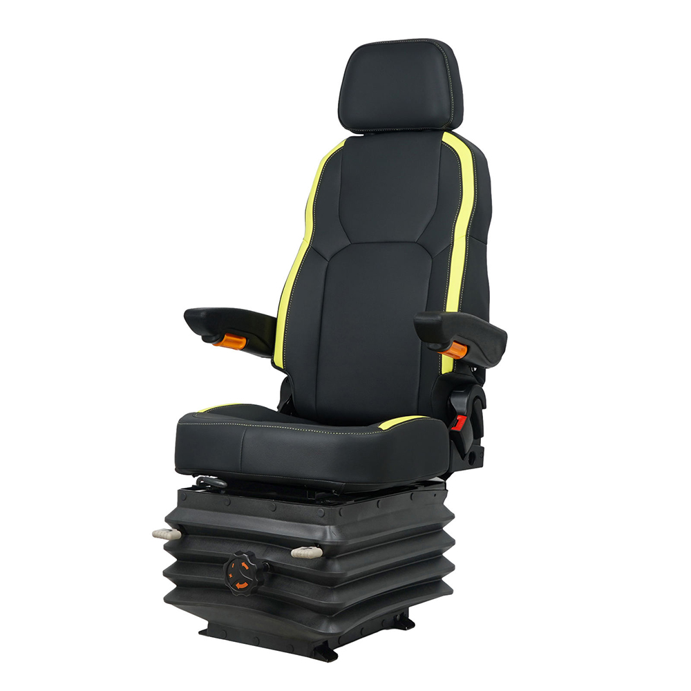 Public transit bus driver seat chassis application